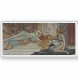 John William Godward - Mischief en rust Sticker