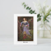 John William Waterhouse #10 - Carte postale d'art (Debout devant)