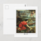 John William Waterhouse #7 - Carte postale d'art f (Devant / Derrière)