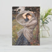 John William Waterhouse - Boreas Bedankkaart (Staand voorkant)