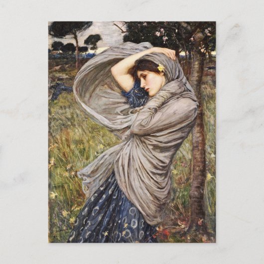 John William Waterhouse - Boreas Briefkaart (Voorkant)