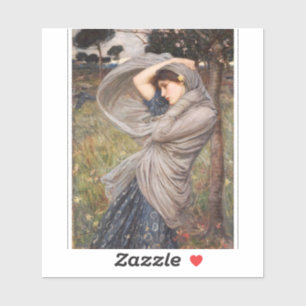 John William Waterhouse - Boreas Sticker