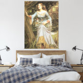 John William Waterhouse Canvas Afdruk (Insitu (Slaapkamer))