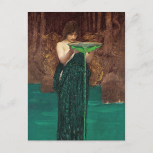 John William Waterhouse Circe Invidiosa Mythologic Briefkaart