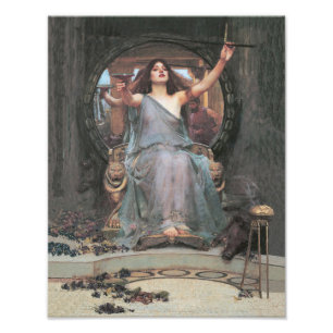 John William Waterhouse "Circle Offing the Cup" Foto Afdruk