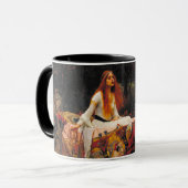 John William Waterhouse - de dame van Shalott Mok (Voorkant links)