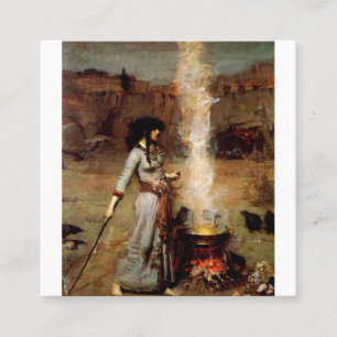 John William Waterhouse De Magische Cirkel Vierkante Visitekaartje