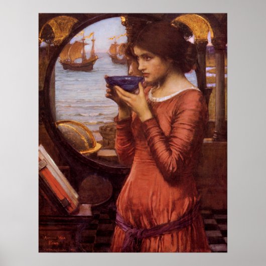 John William Waterhouse - Destiny Poster (Voorkant)