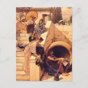 John William Waterhouse- Diogenes Briefkaart