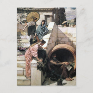 John William Waterhouse - Diogenes Briefkaart