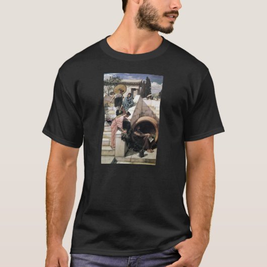 John William Waterhouse - Diogenes T-shirt (Voorkant)