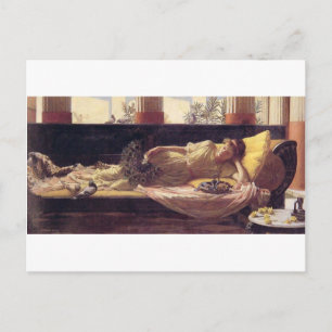 John William Waterhouse - Dolce far Niente Briefkaart
