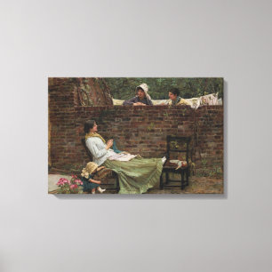 John William Waterhouse - Goede buren Canvas Afdruk