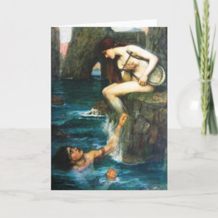 John William Waterhouse Het Siren Wenskaart Kaart