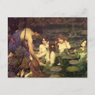 John William Waterhouse- Hylas en de Nymphs Briefkaart