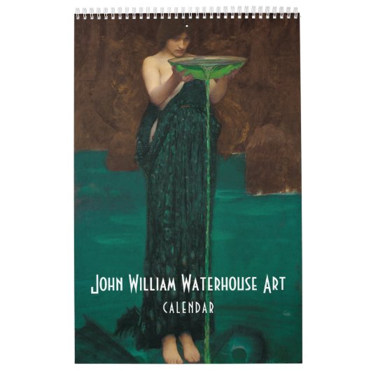 John William Waterhouse Kunstkalender Kalender (Hoes)