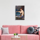 John William Waterhouse Mermaid Art Toile envelopp (Insitu(Salon))