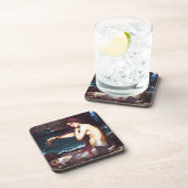 John William Waterhouse Mermaid Dessous de verre (Côté Droit)