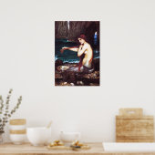 John William Waterhouse  Mermaid Poster (Keuken)
