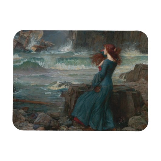 John William Waterhouse - Miranda - The Tempest Magneet (Horizontaal)