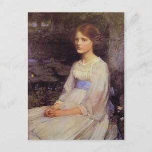 John William Waterhouse- Miss Betty Pollock Briefkaart