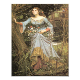John William Waterhouse "Ophelia" Print Foto Afdruk