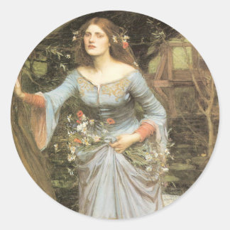 John William Waterhouse Ronde Sticker