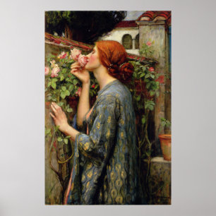 John William Waterhouse Soul van het Roos Poster