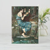 John William Waterhouse The Charmer Uitnodigingen (Staand voorkant)