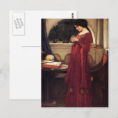John William Waterhouse- The Crystal Ball Briefkaart (Voorkant / Achterkant)