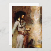 John William Waterhouse The Magic Circle Kaart (Voorkant / Achterkant)