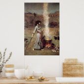 John William Waterhouse "The Magic Circle" Poster (Keuken)