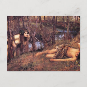 John William Waterhouse-The Naiad Briefkaart
