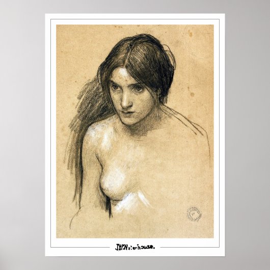 John William Waterhouse Zedign Affiche d'art #4 (Devant)