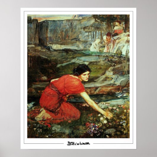John William Waterhouse Zedign Art Poster #7 (Voorkant)