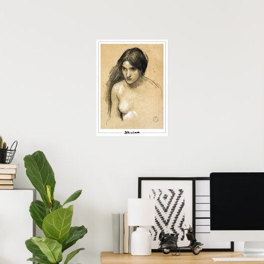 John William Waterhouse Zedign Poster d'art #4 (Bureau à domicile)