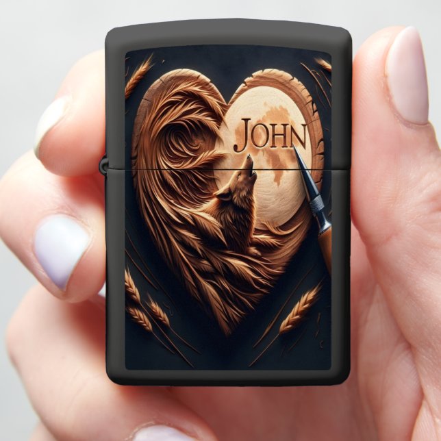 John Wolf's Hart Carving (In Hand)