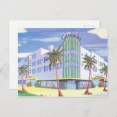 Johnina Hotel, Miami Beach, Florida Briefkaart (Voorkant / Achterkant)