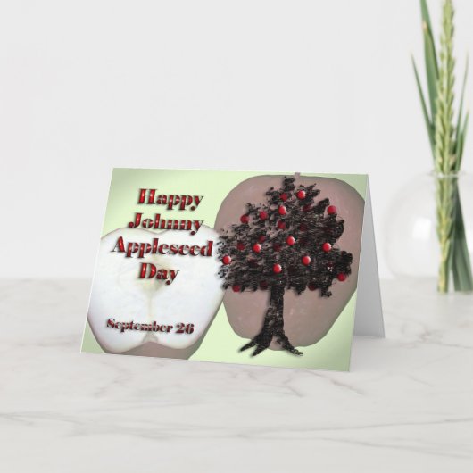 Johnny Appleseed jour carte 26 septembre (Devant)