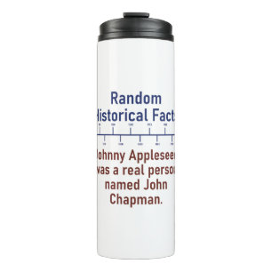 Johnny Appleseed was een echt persoon - historisch Thermosbeker