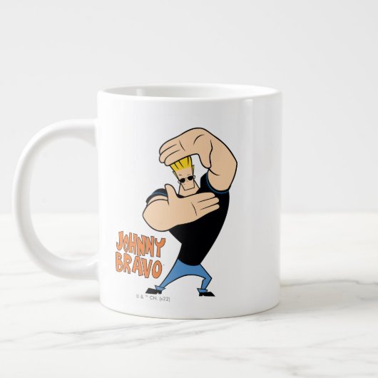 Johnny Bravo Afbeelding Lijst Pose Extra Grote Beker (Links)