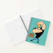 Johnny Bravo Afbeelding Lijst Pose Notitieboek (Binnen)