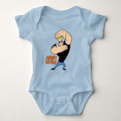 Johnny Bravo Afbeelding Lijst Pose Romper (Voorkant)