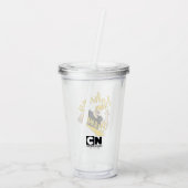 Johnny Bravo Athletic Graphic Acryl Drinkbeker (Achterkant)