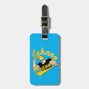 Johnny Bravo Athletic Graphic Bagagelabel