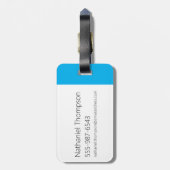 Johnny Bravo Athletic Graphic Bagagelabel (Achterkant verticaal)