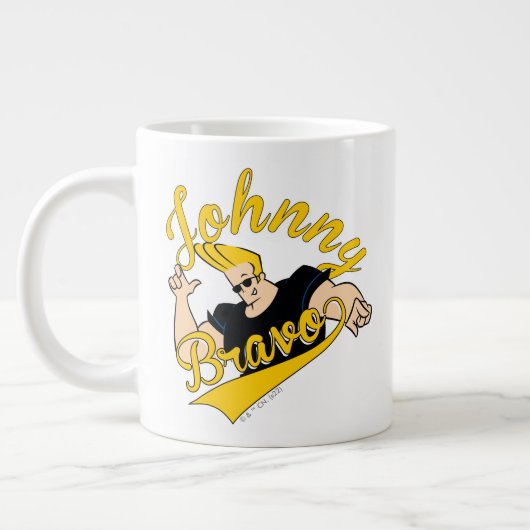 Johnny Bravo Athletic Graphic Extra Grote Beker (Links)