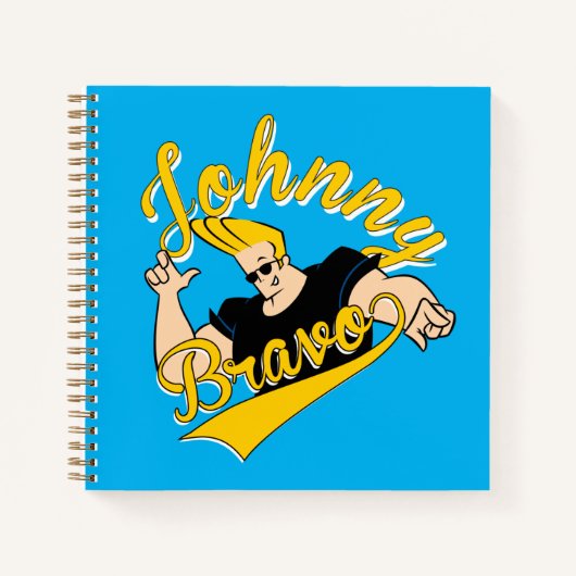 Johnny Bravo Athletic Graphic Notitieboek (Voorkant)