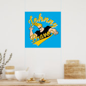 Johnny Bravo Athletic Graphic Poster (Keuken)