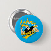 Johnny Bravo Athletic Graphic Ronde Button 5,7 Cm (Voorkant /achterkant)